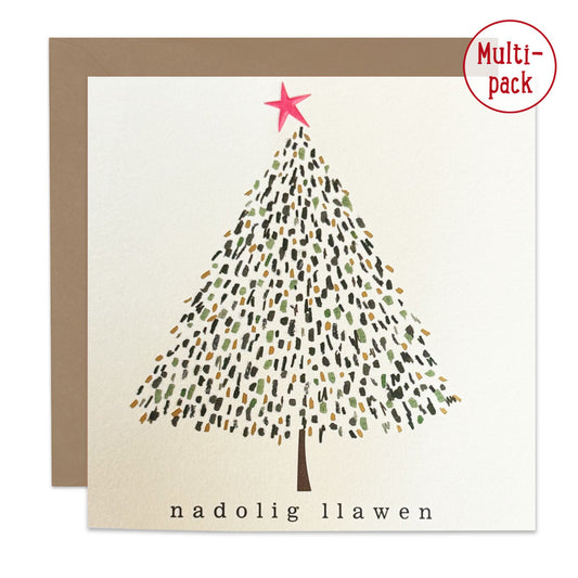 8 Pack Nadolig Llawen Christmas Cards