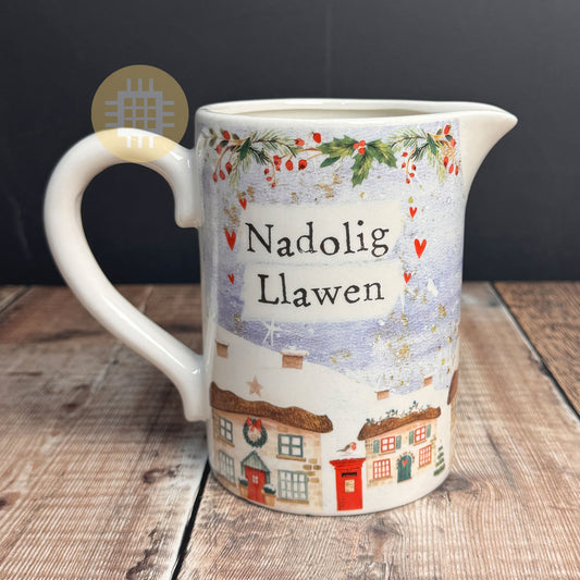 Nadolig Llawen Cottage Jug