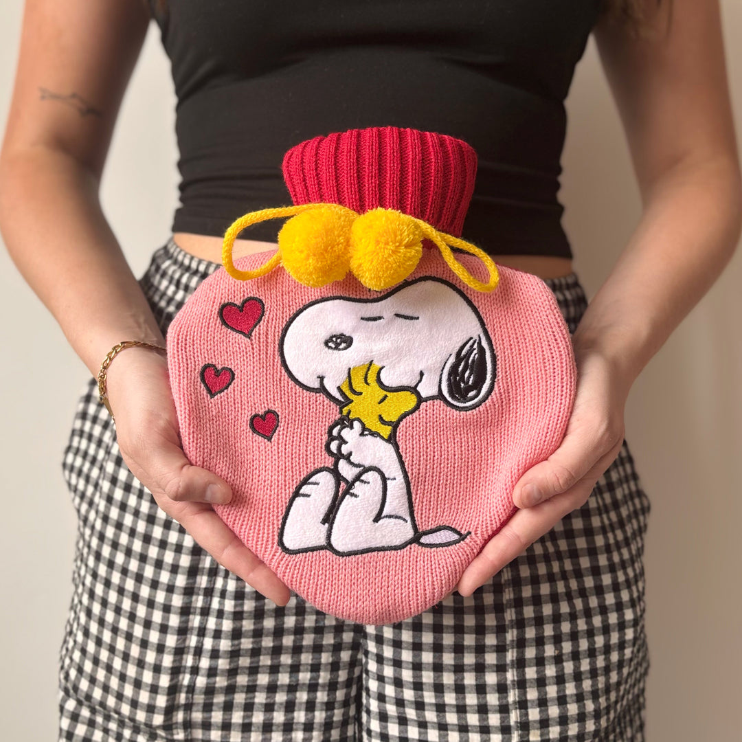 Peanuts Snoopy Love Hot Water Bottle