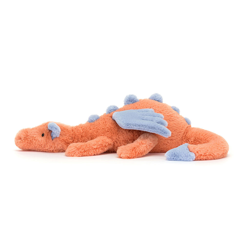 Large Persimmon Dragon By Jellycat