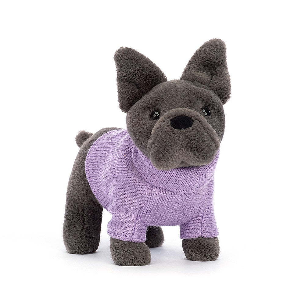 Sweater French Bulldog Purple by Jellycat