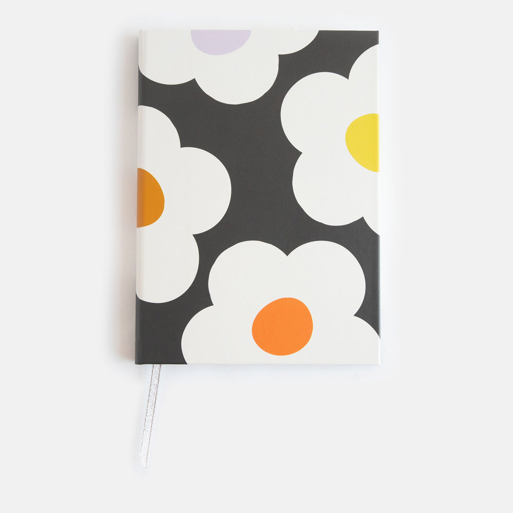Multi Flower Slim Hardback Notebook