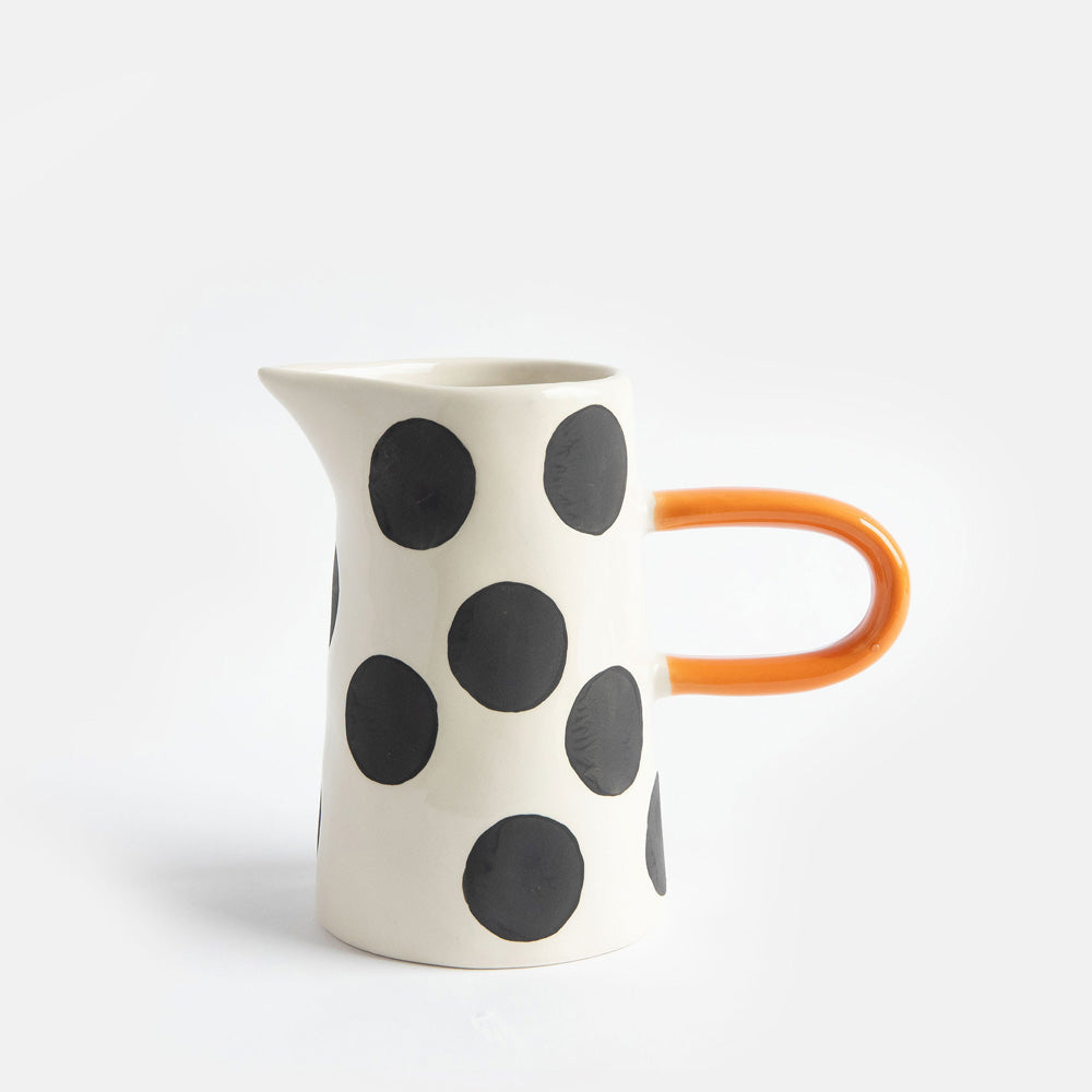 Mono Spots Stoneware Jug