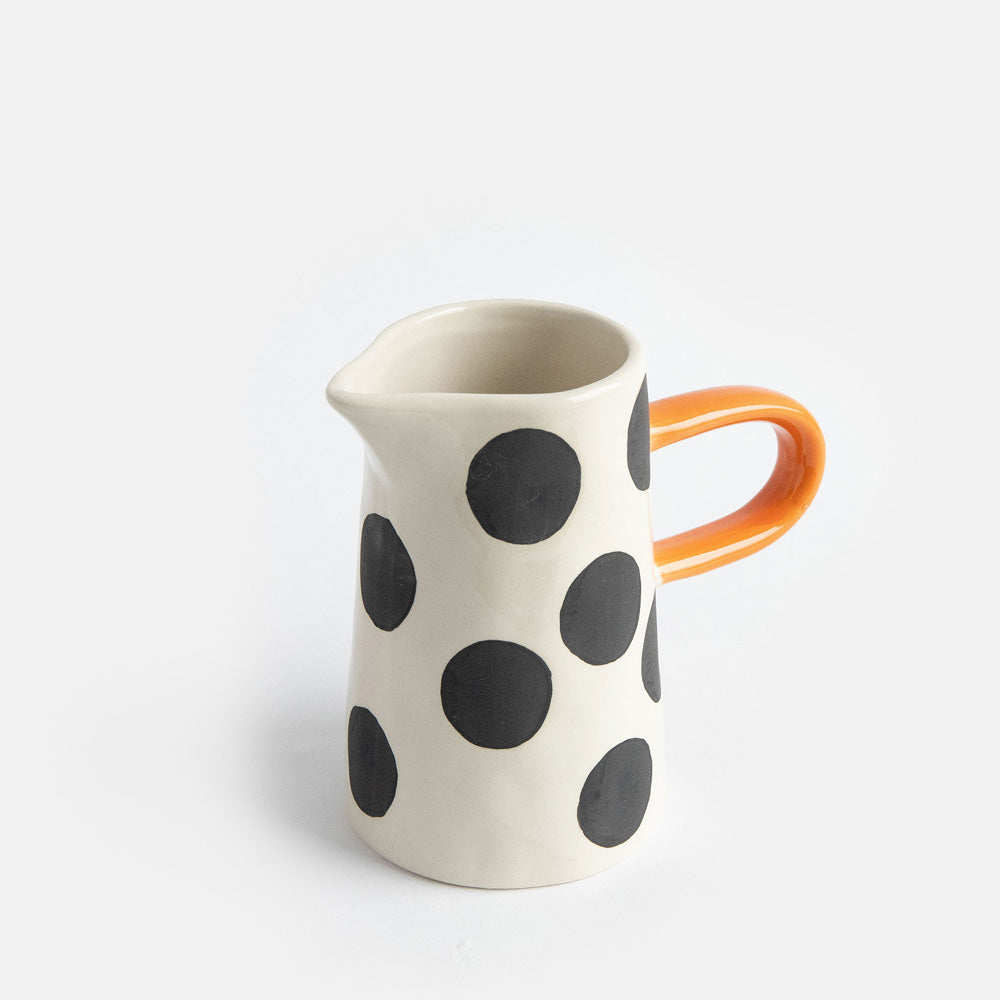 Mono Spots Stoneware Jug