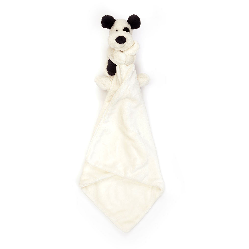 Bashful Black & Cream Puppy Soother By Jellycat