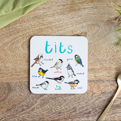 Tits Birds Coaster