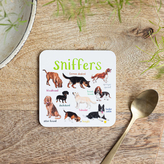 Sniffers Dog Pun Coaster