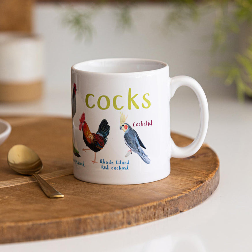 Cocks Design Mug