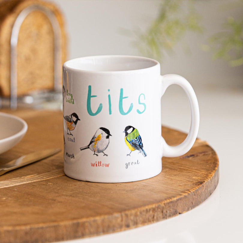 Tits Ceramic Bird Mug