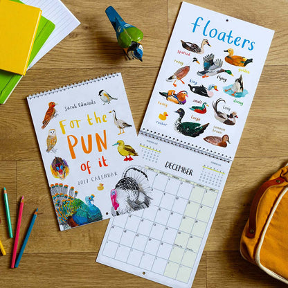 2027 'For The Pun Of It' Wall Calendar - UK Edition