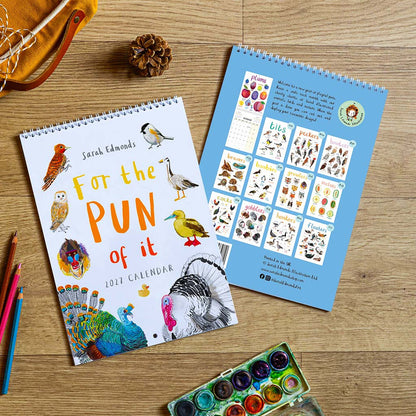 2027 'For The Pun Of It' Wall Calendar - UK Edition