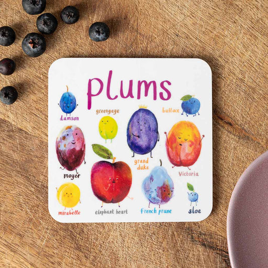 Plum Food Coaster