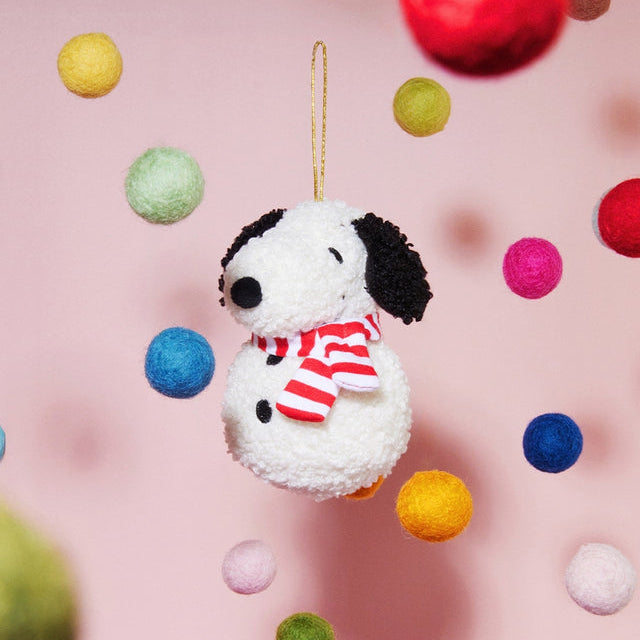 Snoopy Snowman Hanging Decoration