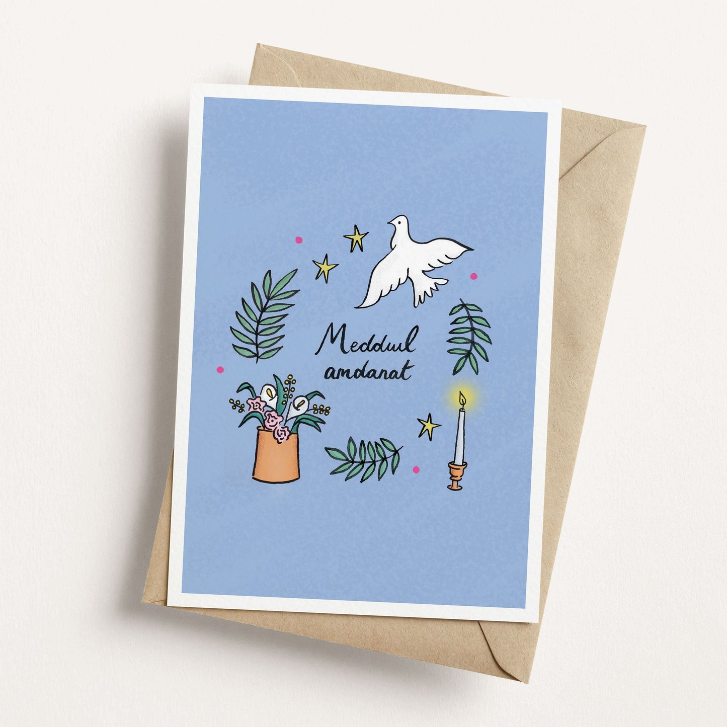 Thinking Of You Welsh Card