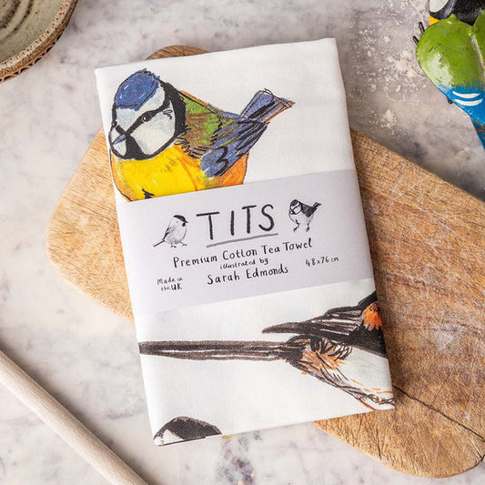 Tits Design Tea Towel