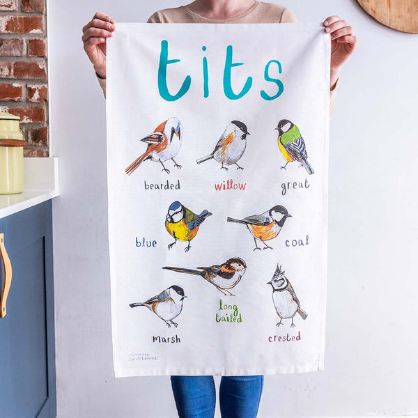 Tits Design Tea Towel