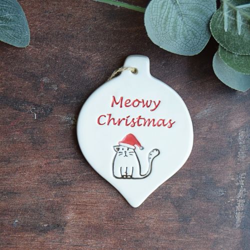 Meowy Christmas Bauble