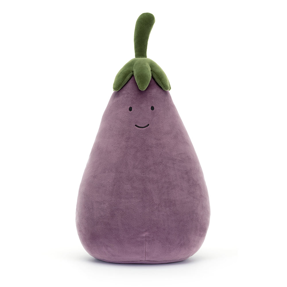 Vivacious Vegetable Large Aubergine by Jellycat Little Welsh Company