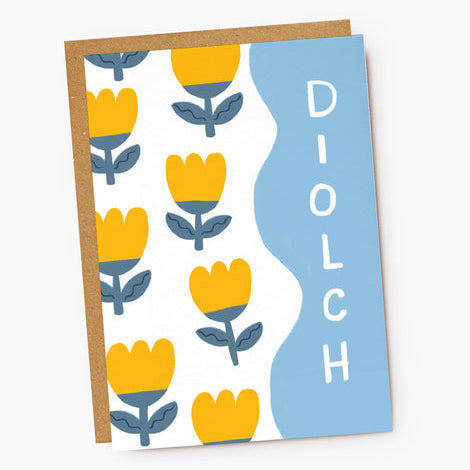 Diolch Tulip Card