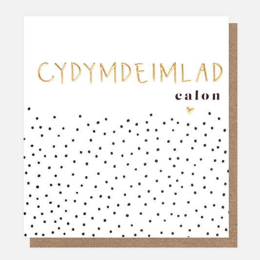 With Sympathy Welsh Card