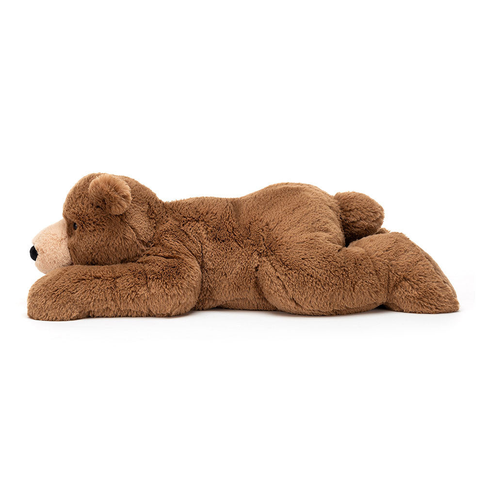 Woody Bear Lying By Jellycat