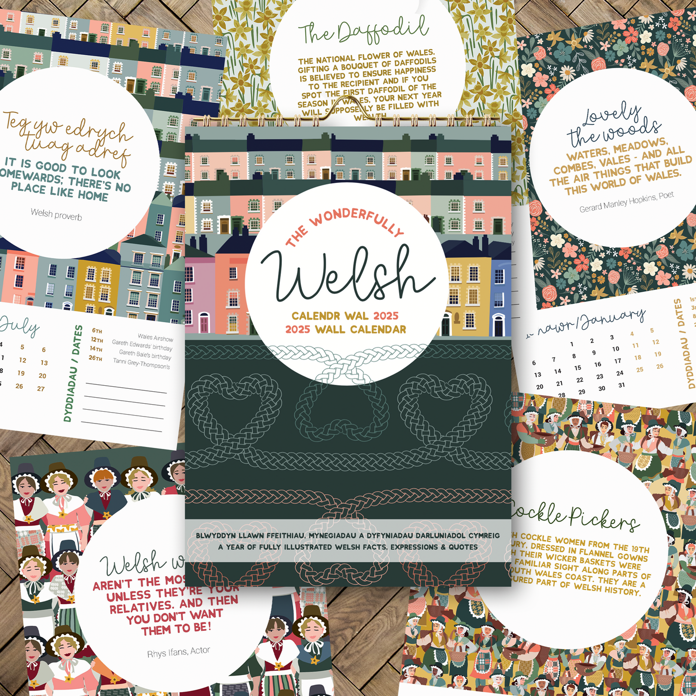 Max Rocks Desk Calendar