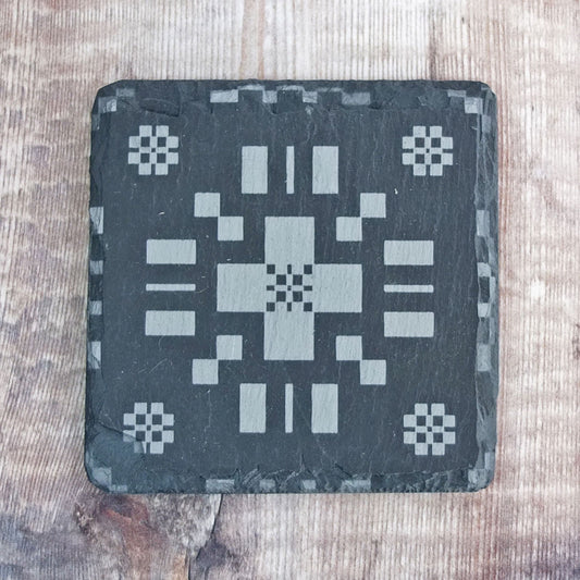 Slate Central Tapestry Design Coaster by Slate House