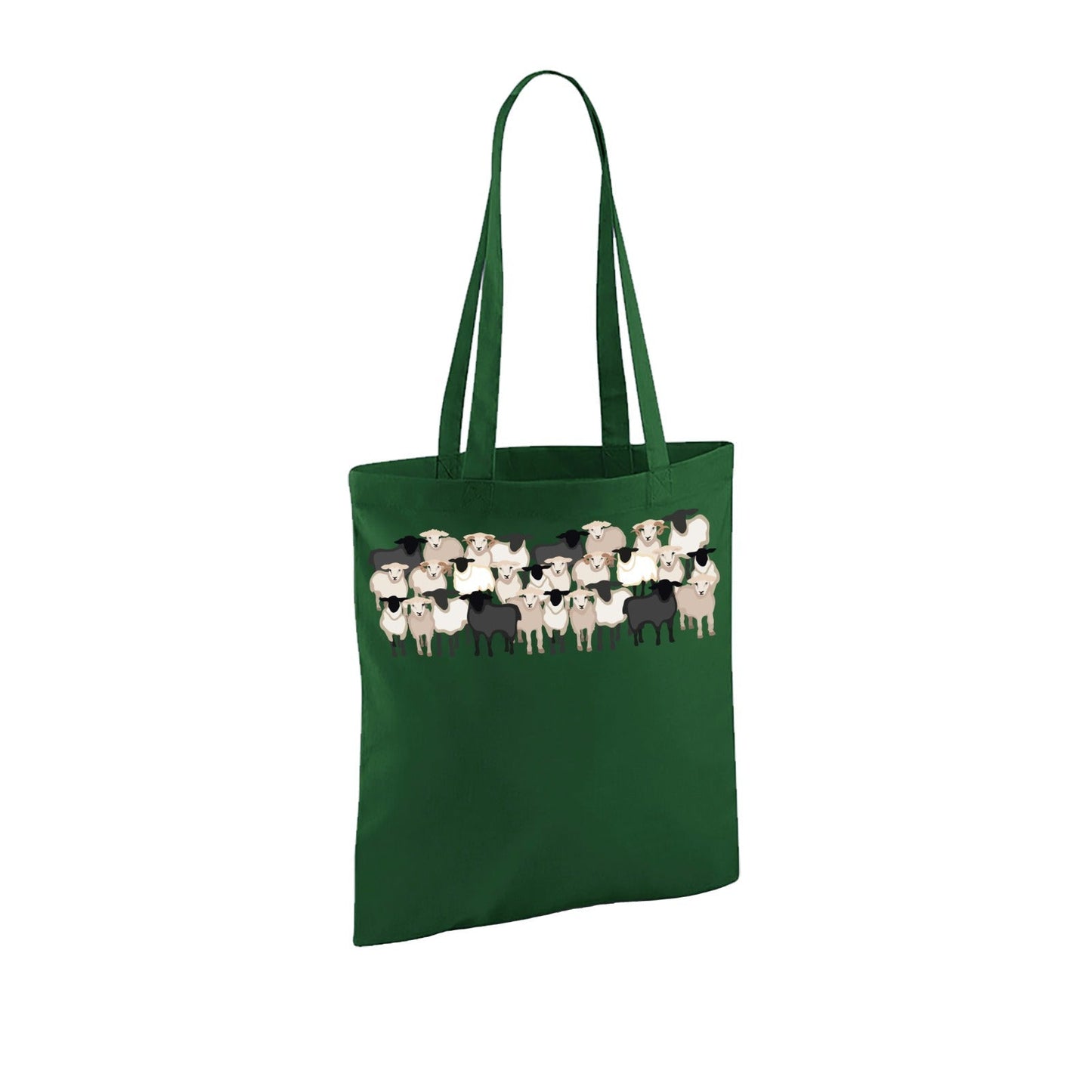 Green Sheep Tote Bag