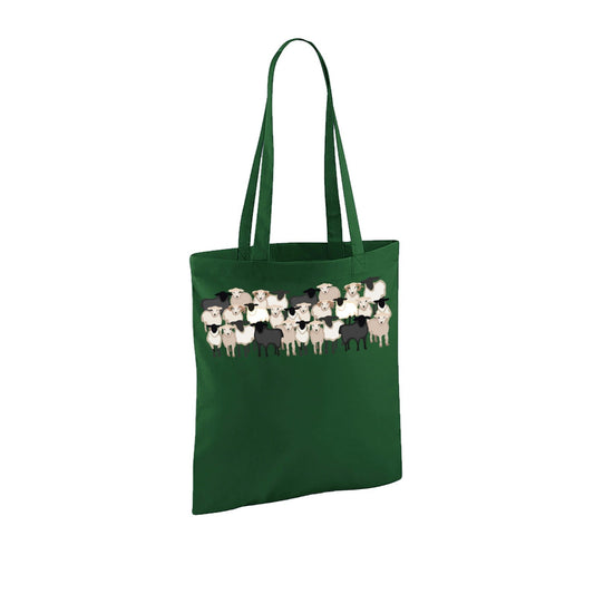 Green Sheep Tote Bag