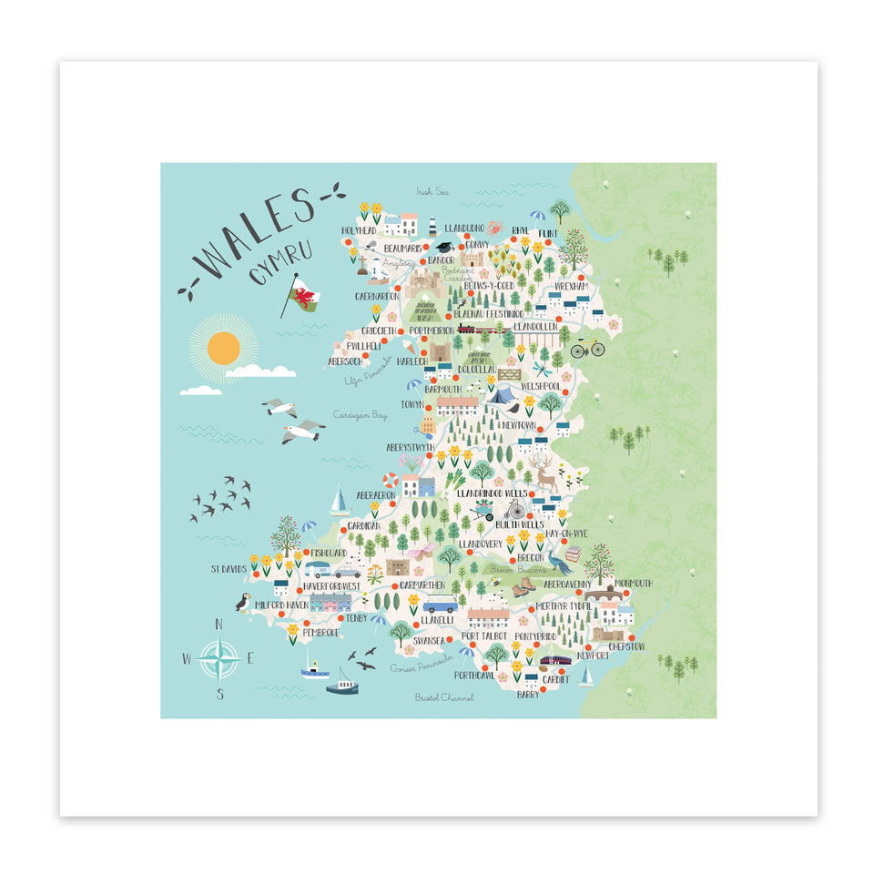 Wales / Cymru Art Print