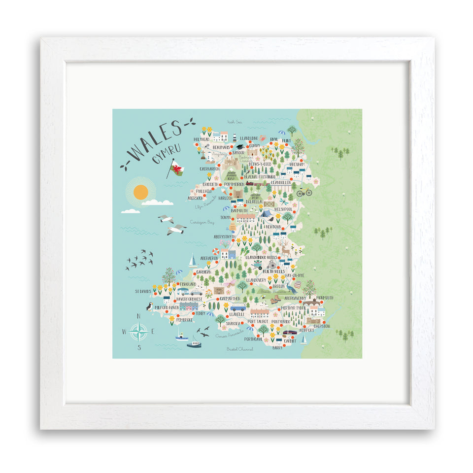 Wales / Cymru Framed Art Print