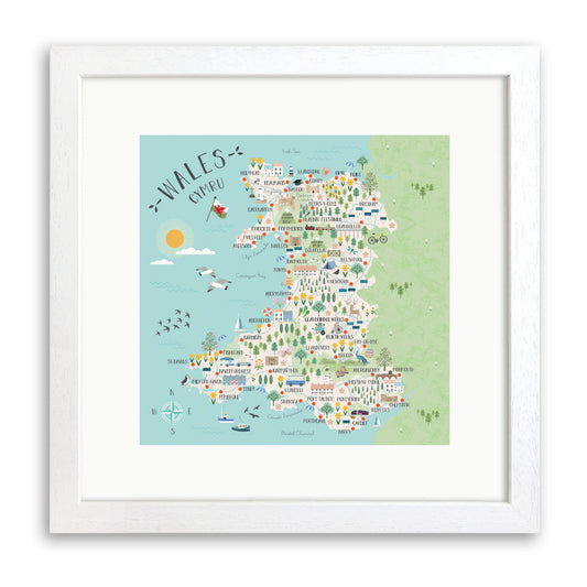 Wales / Cymru Framed Art Print