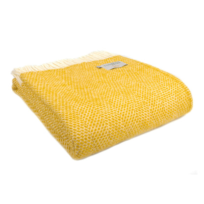 Beehive Yellow Throw By Tweedmill