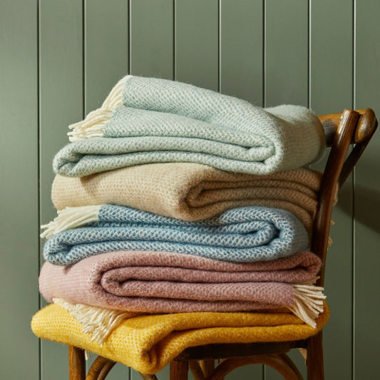 Beehive Yellow Throw By Tweedmill