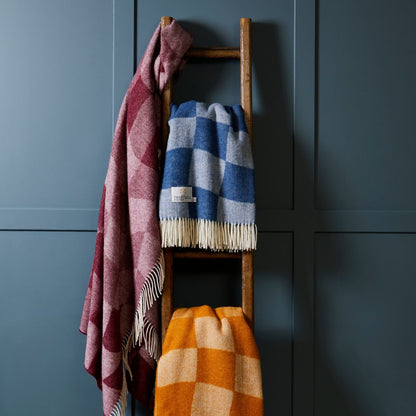 Blue Bijou Throw By Tweedmill