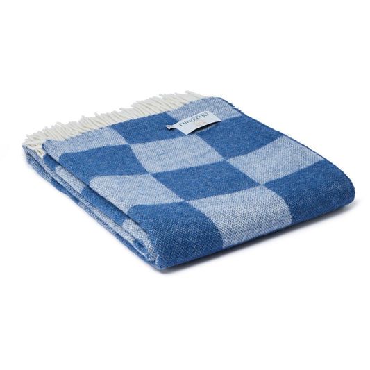 Blue Bijou Throw By Tweedmill