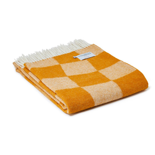 Gold Bijou Throw By Tweedmill