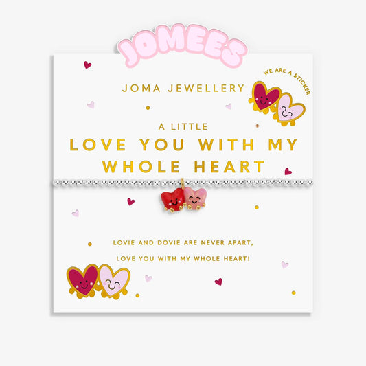Kids' A Little Jomees 'Love You With My Whole Heart' Bracelet