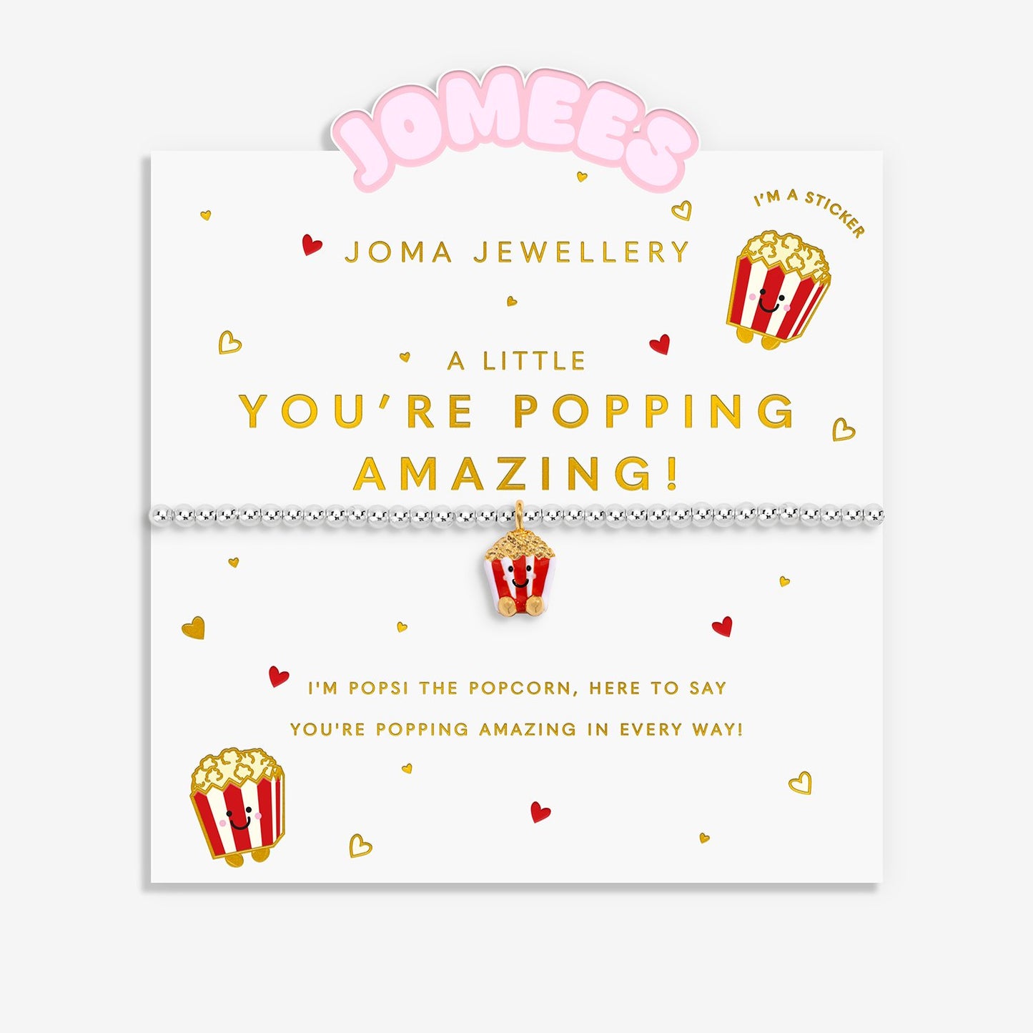 Kids' A Little Jomees 'You're Popping Amazing' Bracelet