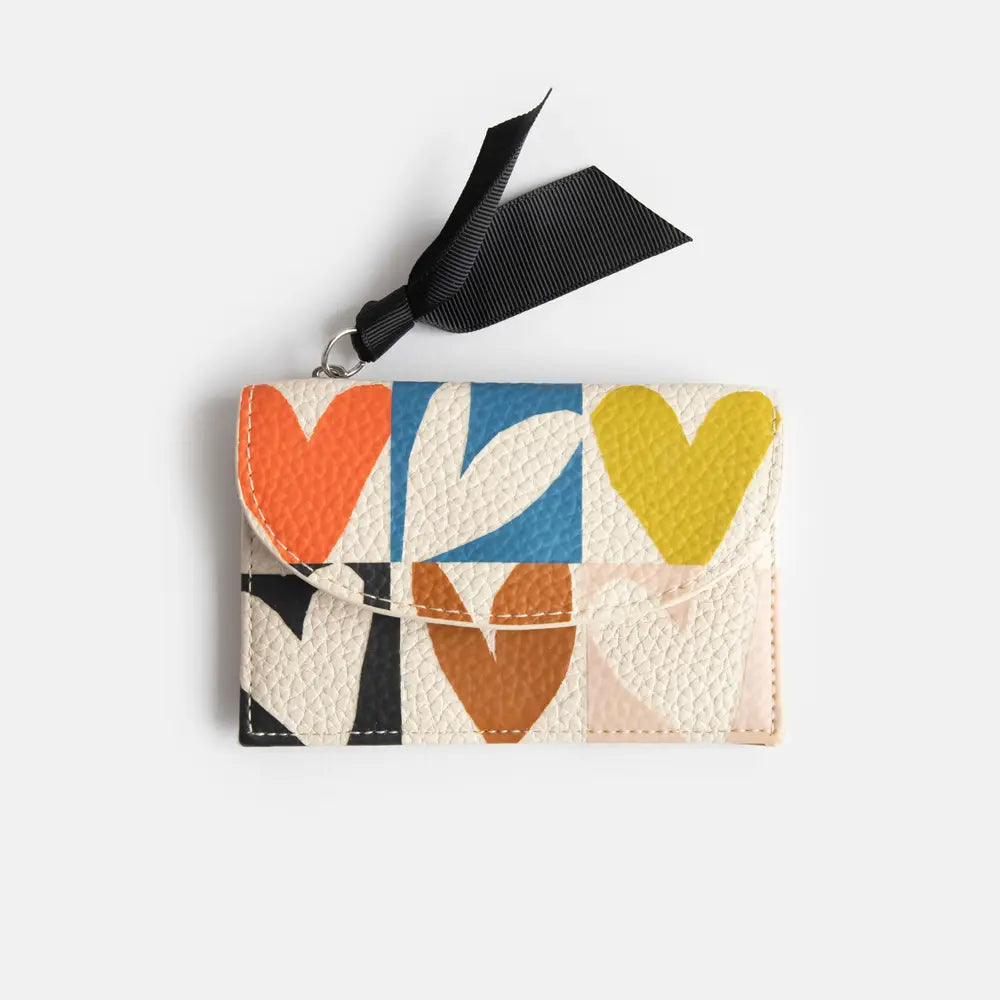 Multi Checkmate Hearts Cardholder Coin Purse