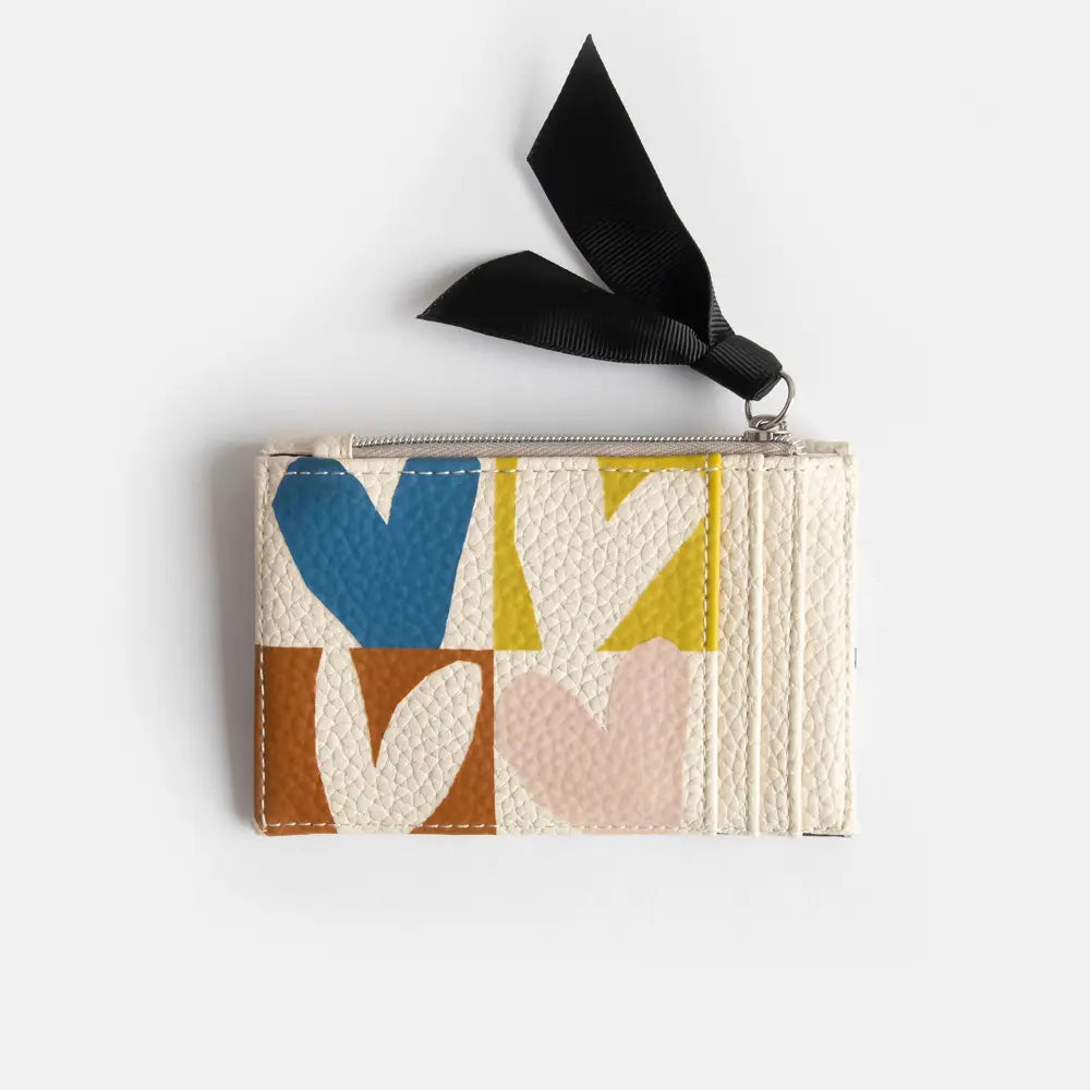Multi Checkmate Hearts Cardholder Coin Purse
