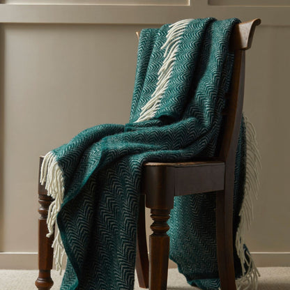 Emerald Dune Throw By Tweedmill