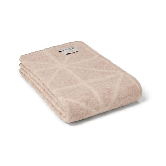 Jacquard Geometric Throw Hazel By Tweedmill