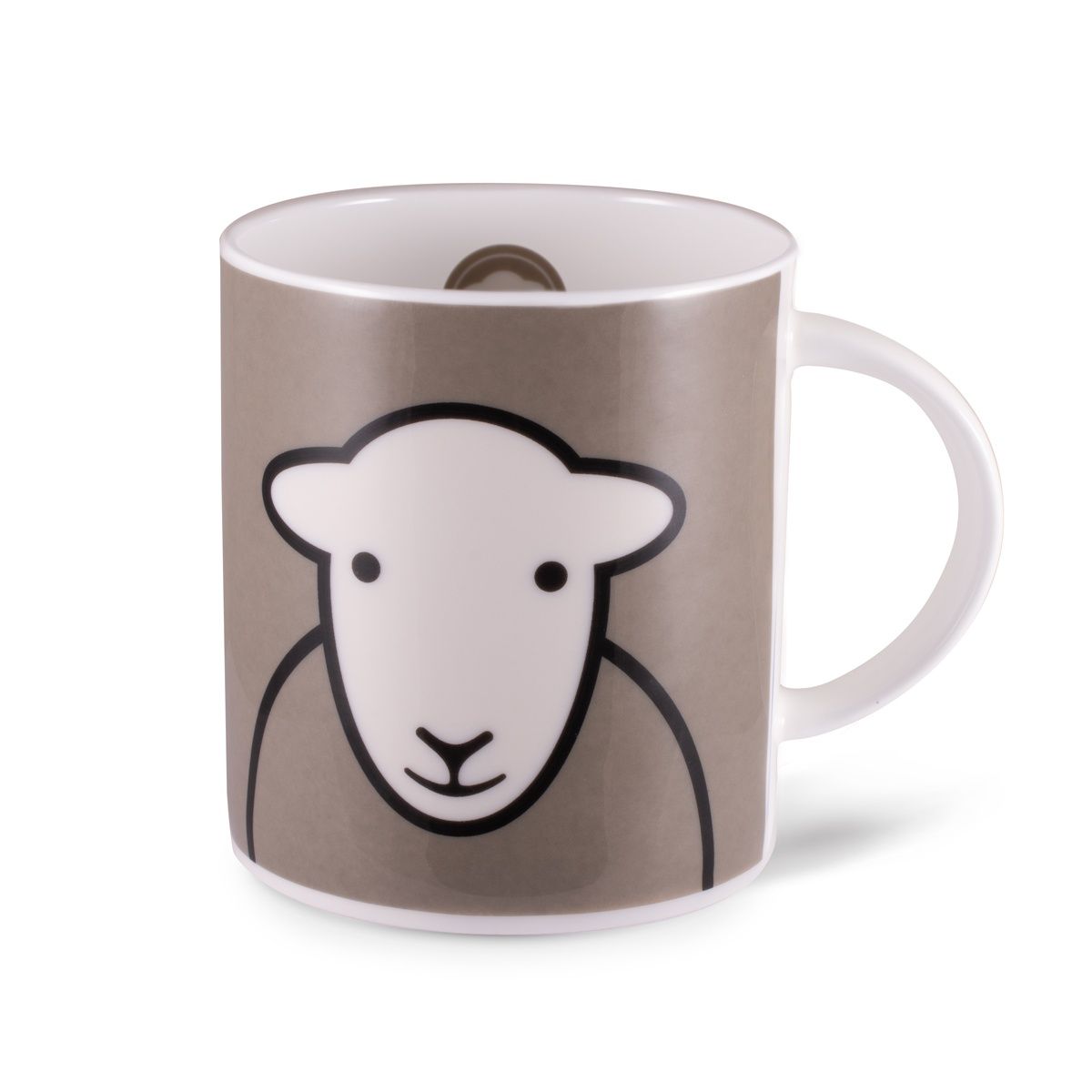 Grey Herdy Hello Mug – Little Welsh Company