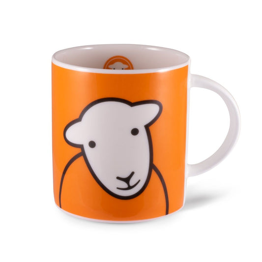 Orange Herdy Hello Mug