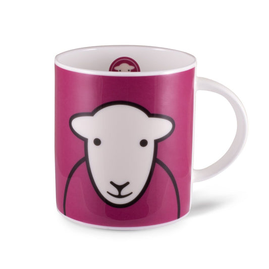 Pink (Plum) Herdy Hello Mug