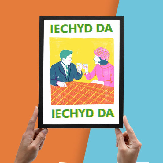 Iechyd Da A4 Print By Charlotte Hepburn