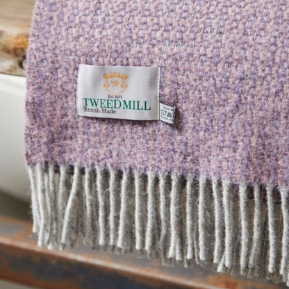 Lavender Illusion Throw by Tweedmill