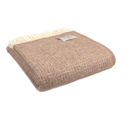 Raspberry Illusion Throw By Tweedmill