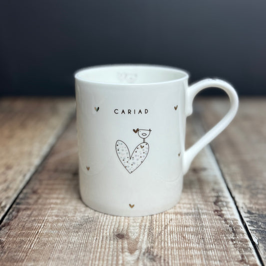 Cariad Fine China Mug